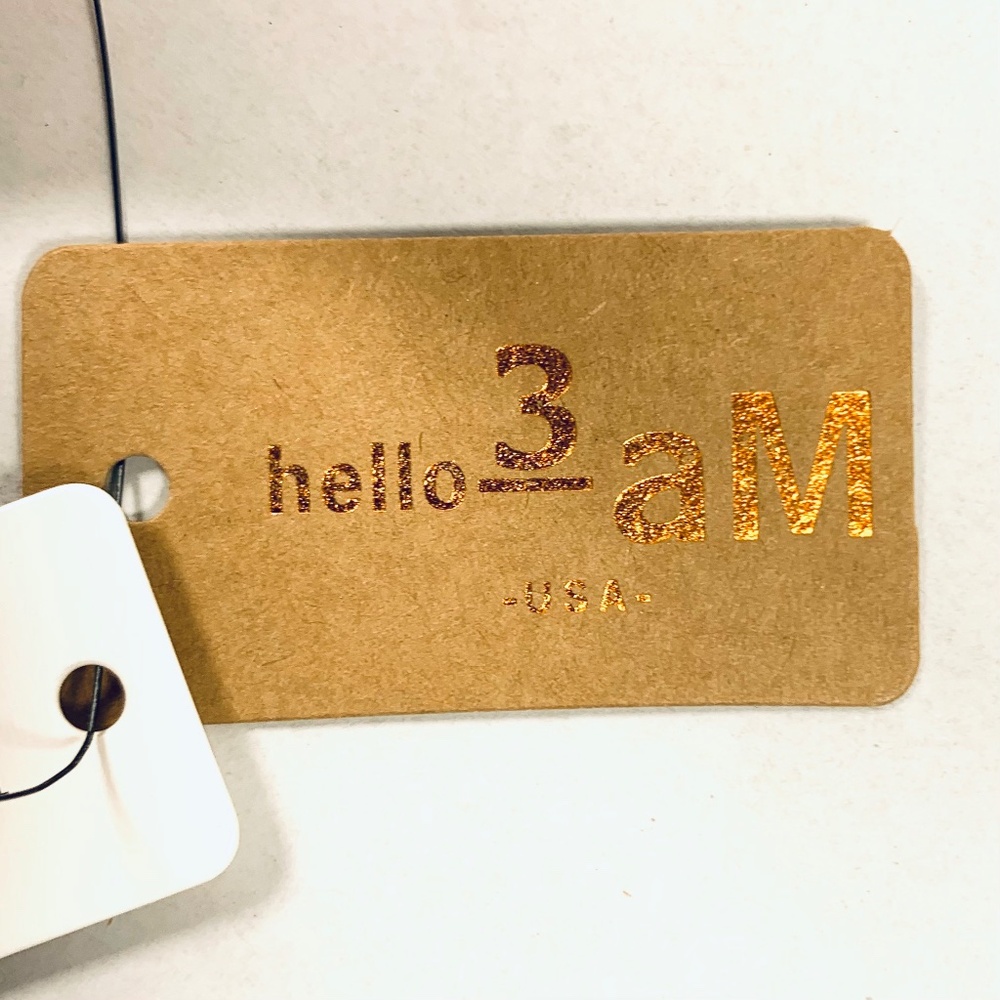 Hello 3AM graffiti streetwear gold tone chain pink blue orange black crossbody - Picture 13 of 16
